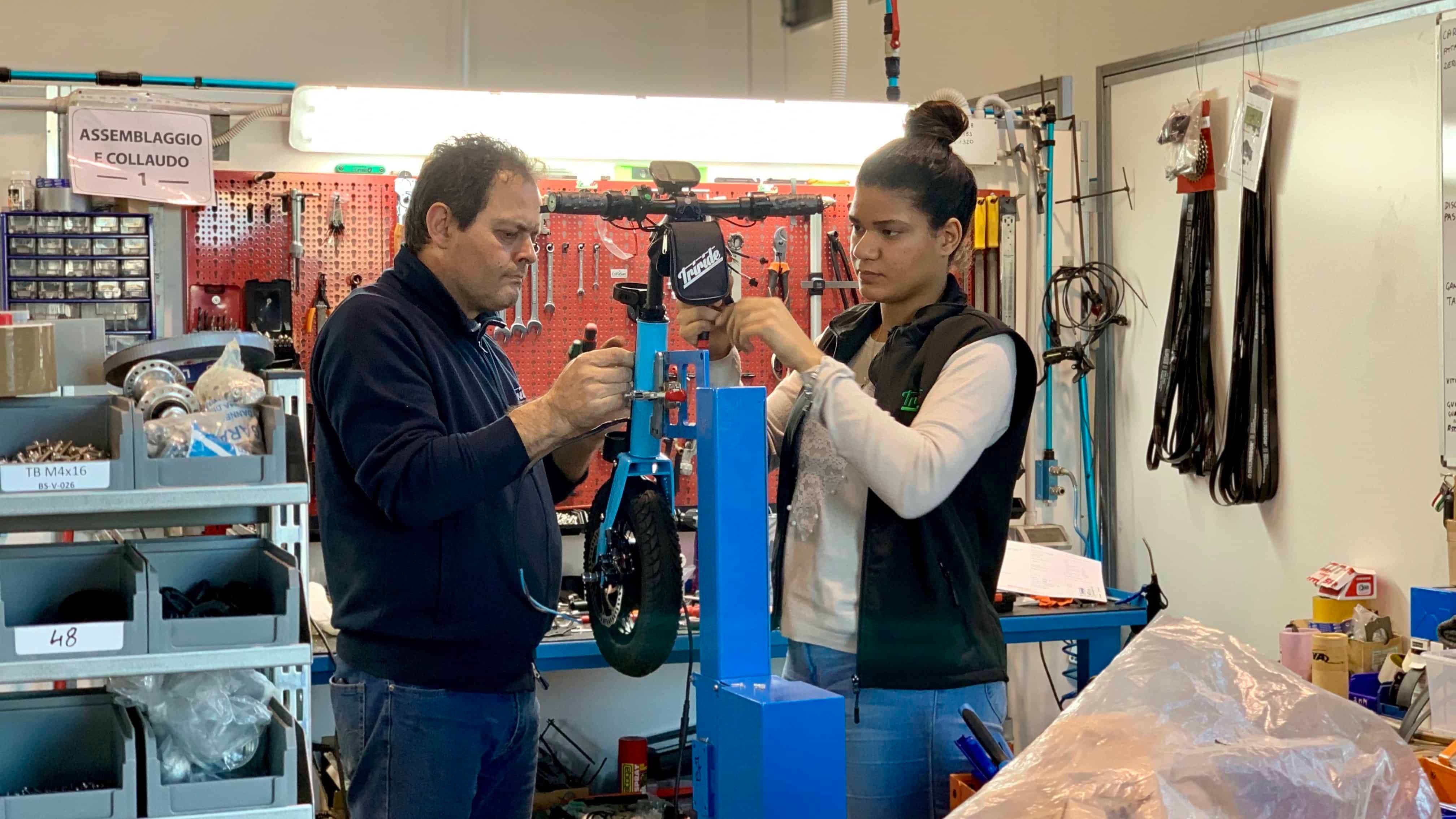 Triride-Produktion ist Teamwork